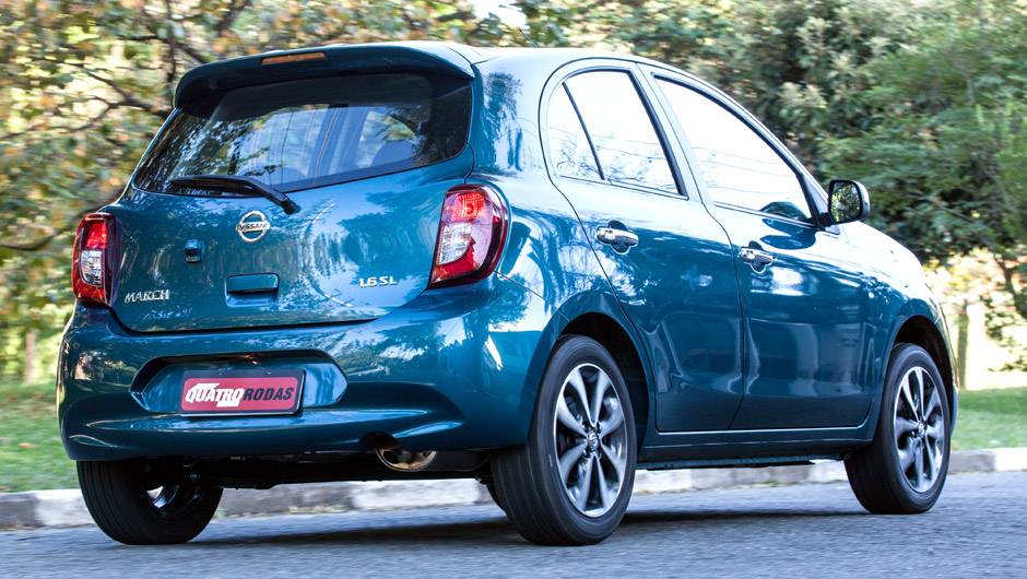 Pre&ccedil;os do modelo variam entre R$ 32.990 e R$ 42.990 | <a href="https://quatrorodas.abril.com.br/carros/lancamentos/nissan-new-march-782972.shtml" rel="migration">Leia mais</a>