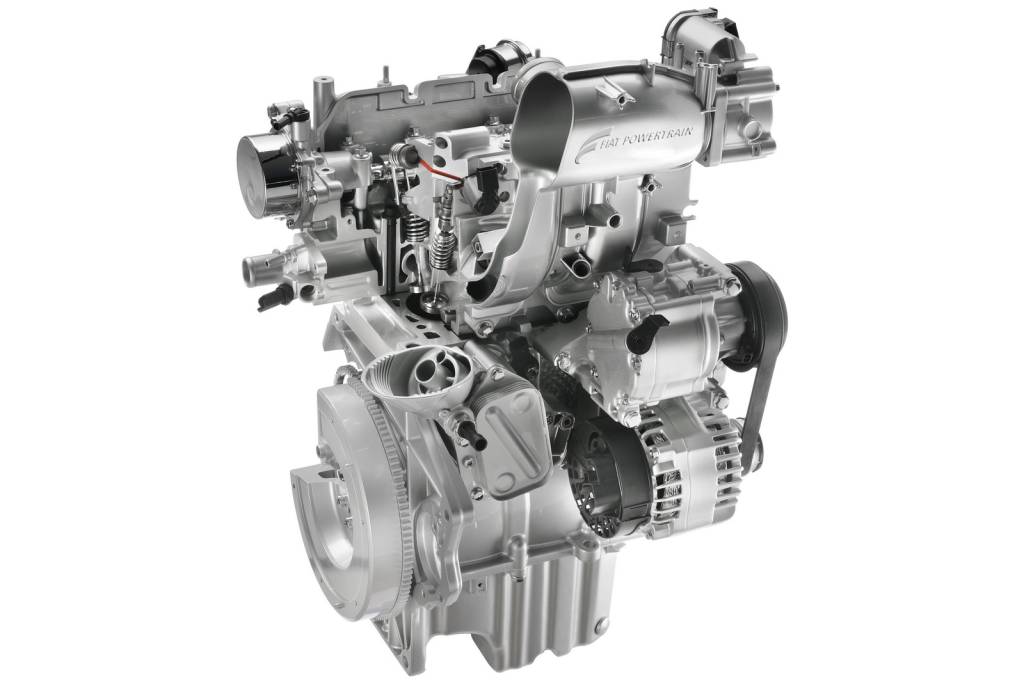 Motor 0.9 TwinAir que era usado pelo Punto na Europa