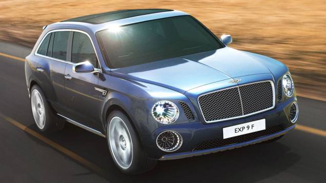 SUV de luxo terá uma versão com motor 6.0 l 12 cilindros | <a href="https://quatrorodas.abril.com.br/saloes/genebra/2012/bentley-exp-9-f-678637.shtml" rel="migration">Leia mais</a>