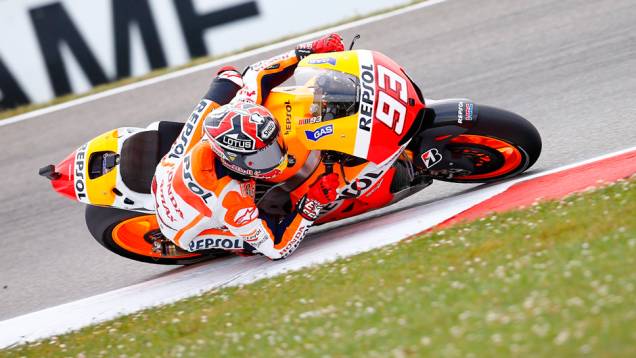 Marc Márquez ficou com a segunda posição | <a href="https://quatrorodas.abril.com.br/moto/noticias/motogp-crutchlow-conquista-pole-assen-745300.shtml" rel="migration">Leia mais</a>