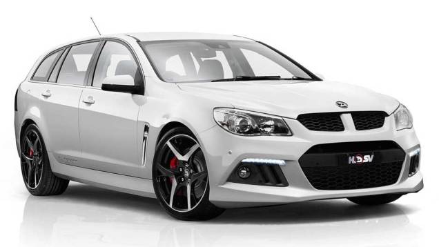 Holden Clubsport R8 Tourer: baseada na última geração do Omega, a perua tem o mesmo motor LS3 6.2 V8 do Corvette C6, com 462 cv; os números são 0 a 100 km/h em 4,7 segundos e máxima de 258 km/h