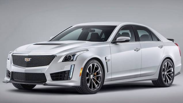 A marca ainda vai oferecer um pacote de componentes em fibra de carbono como opcional | <a href="https://quatrorodas.abril.com.br/noticias/saloes/detroit-2015/cadillac-revela-novo-cts-v-820740.shtml" target="_blank" rel="migration">Leia mais</a>