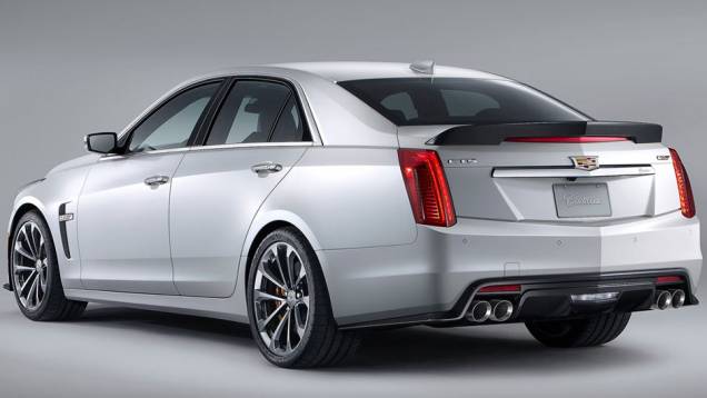 O novo CTS-V conta com motor 6.2 V8 turbo de 640 cv de potência e 85,5 mkgf de torque | <a href="https://quatrorodas.abril.com.br/noticias/saloes/detroit-2015/cadillac-revela-novo-cts-v-820740.shtml" target="_blank" rel="migration">Leia mais</a>