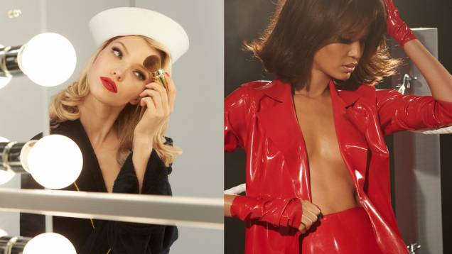 Fábrica de pneus italiana divulgou, nesta semana, imagens do seu tradicional calendário na edição 2015. Modelo: Sasha Luss e Joan Smalls Fábrica de pneus italiana divulgou, nesta semana, imagens do seu tradicional calendário na edição 2015. Modelo: Sasha Luss e Joan Smalls