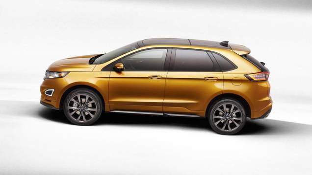 O Edge perdeu um pouco o jeitão de SUV e assumiu a vocação de crossover | <a href="https://quatrorodas.abril.com.br/noticias/saloes/paris-2014/ford-apresenta-novo-edge-787116.shtml" rel="migration">Leia mais</a>