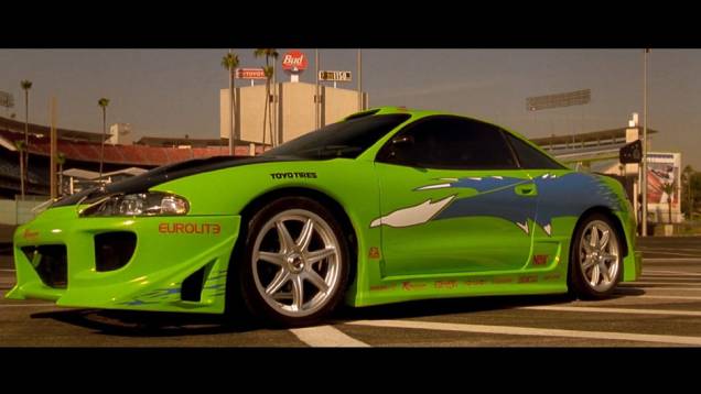 Mitsubishi Eclipse: este foi o carro escolhido por Brian OConnor (Paul Walker), policial infiltrado no universo dos rachas para prender uma gangue de corredores de rua