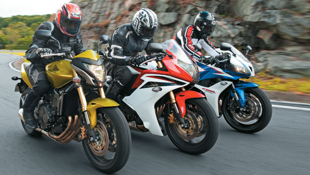 Honda: CBR 600RR x CBR 600F x CB 600F Hornet Honda: CBR 600RR x CBR 600F x CB 600F Hornet