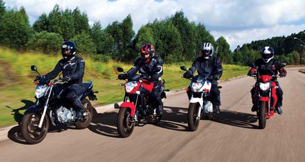 Dafra Next 250 X Honda CB 300R X Kasinski Comet GT 250 X Yamaha Fazer 250