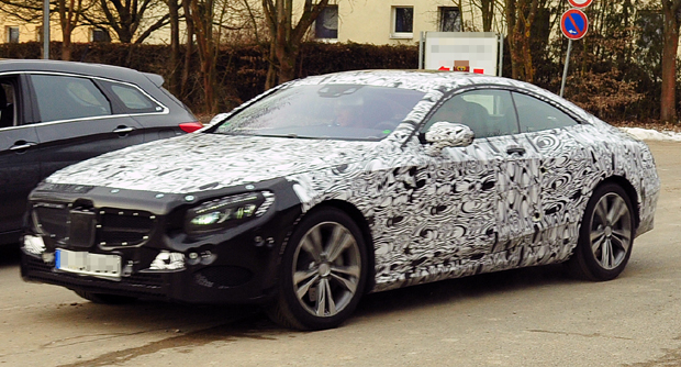 Novo Classe S cupê é flagrado