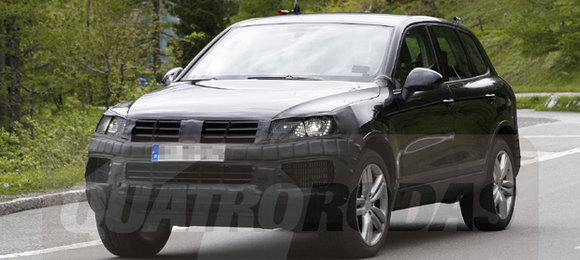 Novo Touareg é testado nos Alpes