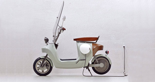 Scooter é feito de fibras de plantas