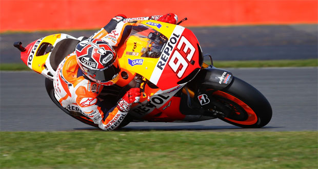 MotoGP: Márquez garante pole em Silverstone MotoGP: Márquez garante pole em Silverstone