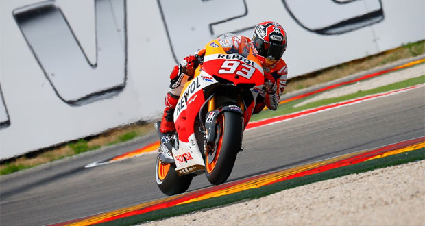 MotoGP: Márquez lidera sexta-feira em Aragón MotoGP: Márquez lidera sexta-feira em Aragón