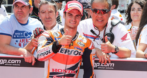 MotoGP: Pedrosa largará na frente em Barcelona MotoGP: Pedrosa largará na frente em Barcelona