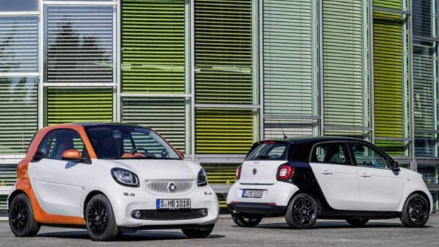 Surgem imagens de Smart ForTwo e ForFour