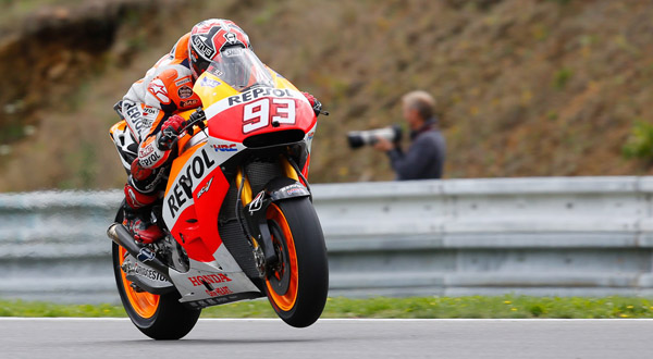 Márquez crava a nona pole do ano Márquez crava a nona pole do ano