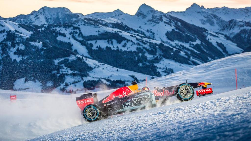 Red Bull F1 na neve