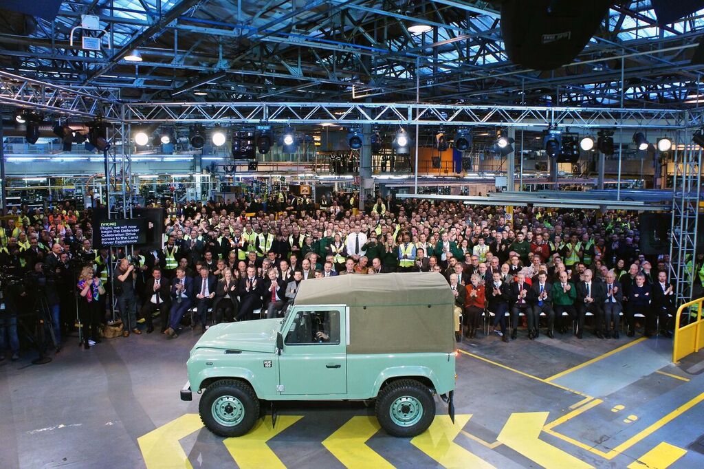 Último Land Rover Defender produzido