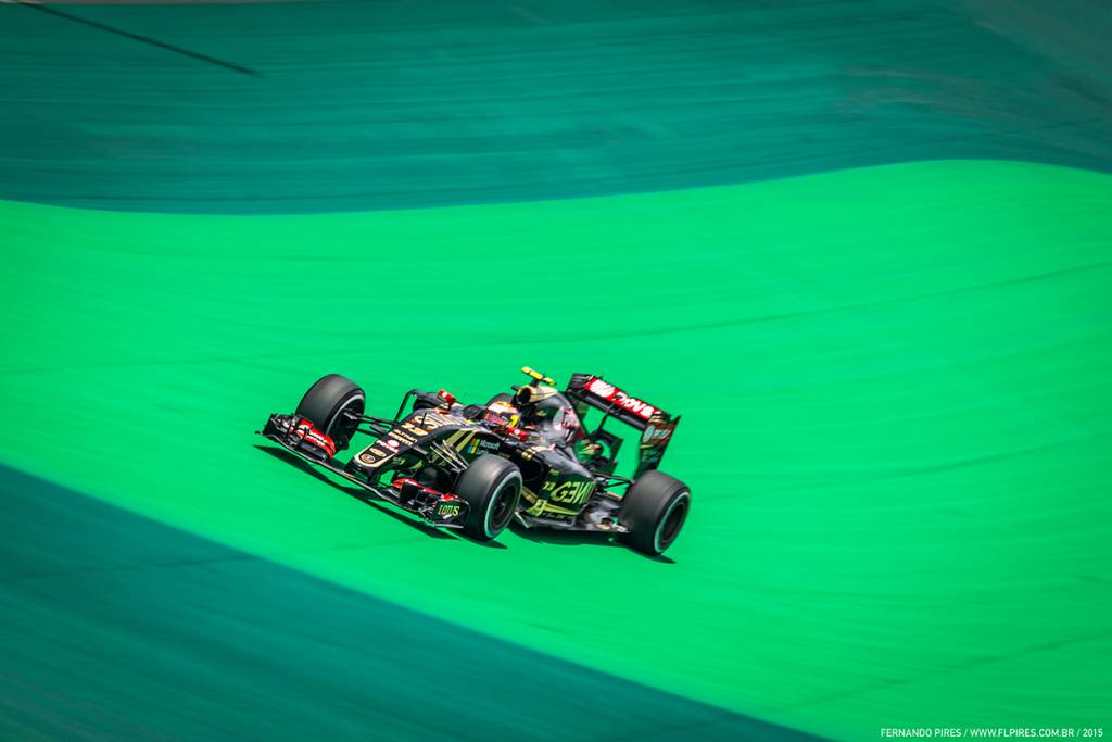 Pastor Maldonado no GP do Brasil de 2015