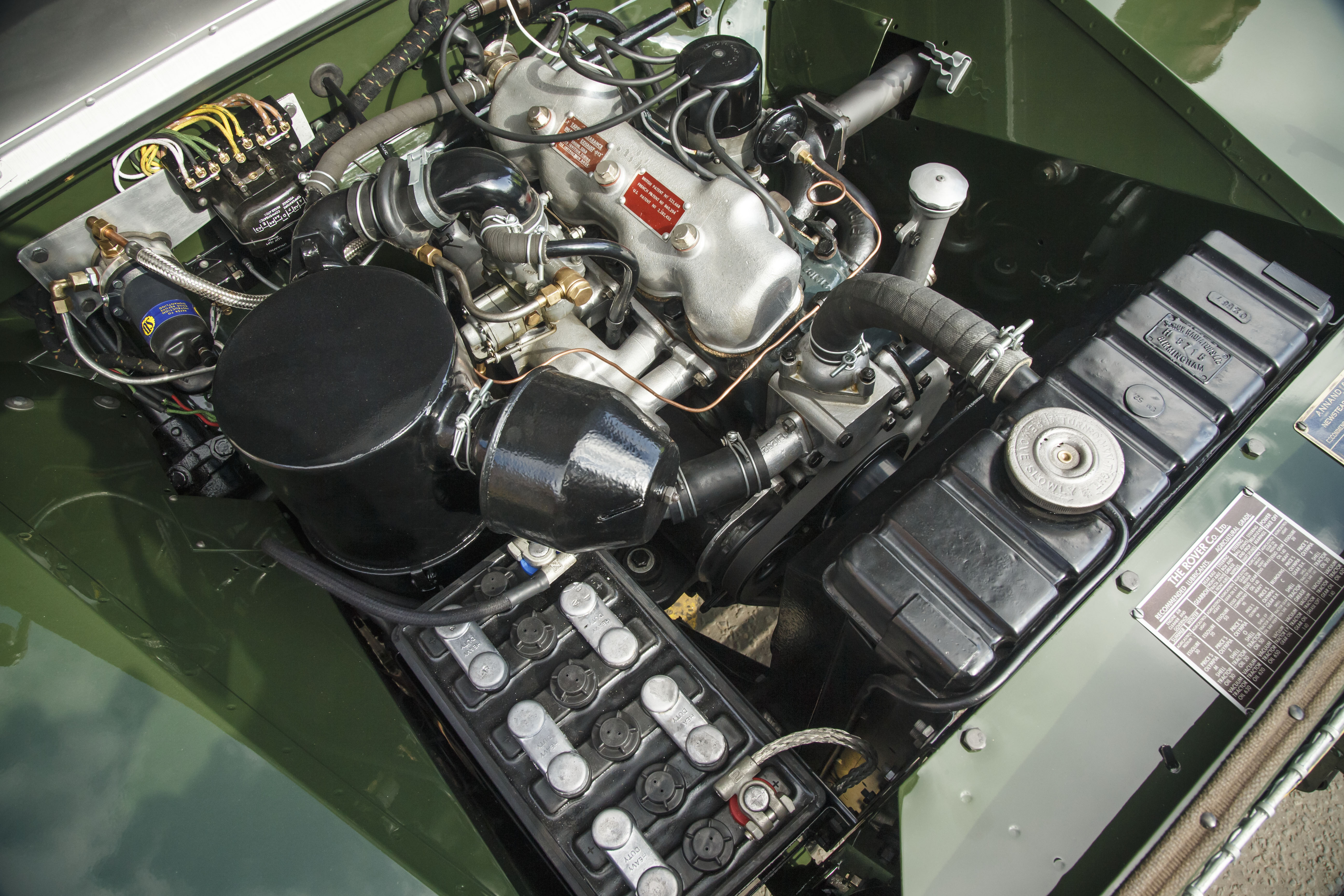 Land Rover S&eacute;rie 1 motor