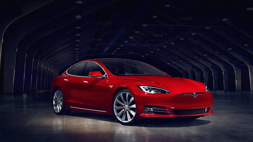 Tesla Model S facelift front