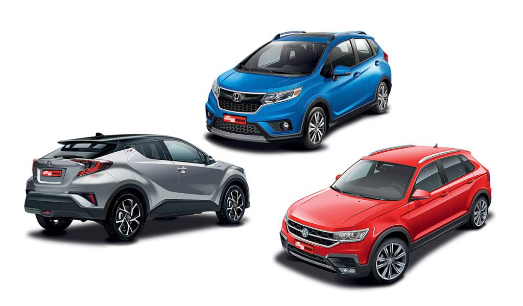 Toyota C-HR, Honda WR-V e VW T-Cross