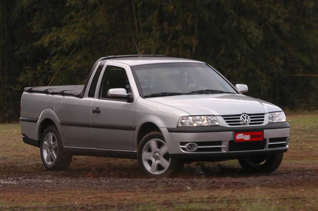 Volkswagen Saveiro, em teste comparativo realizado pela revista Quatro Rodas