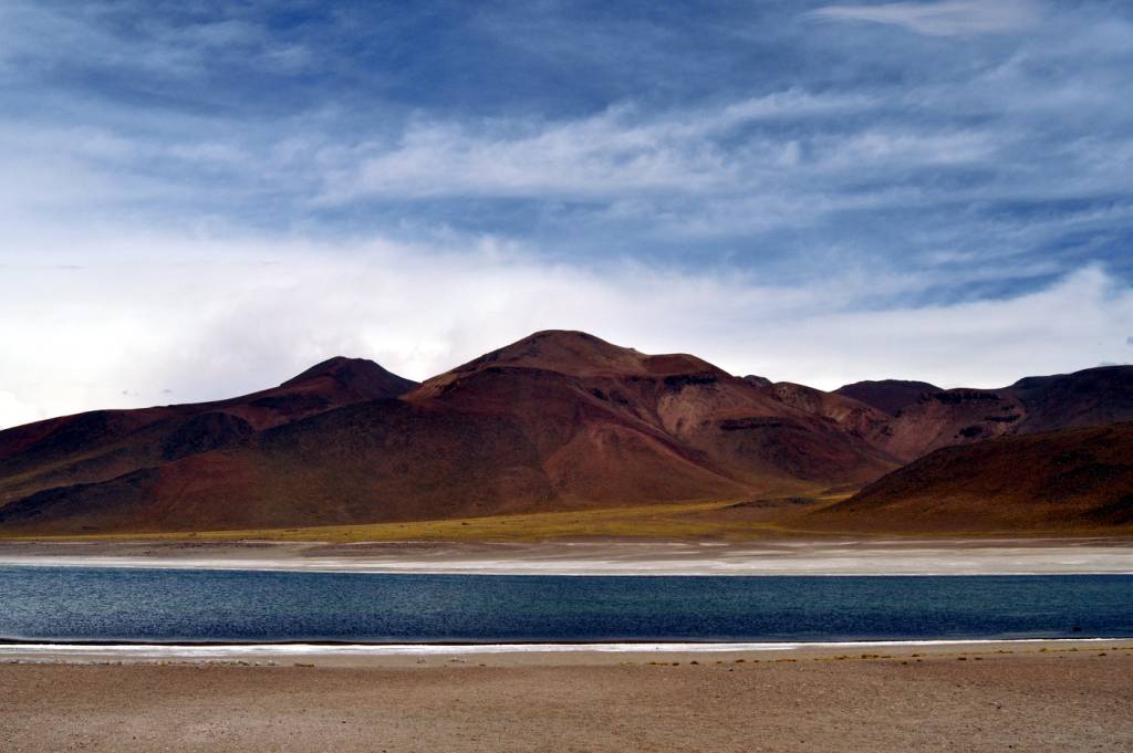 laguna Miscanti, no Atacama