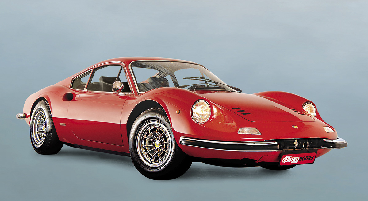 Dino, modelo 1971, automóvel da da Ferrari