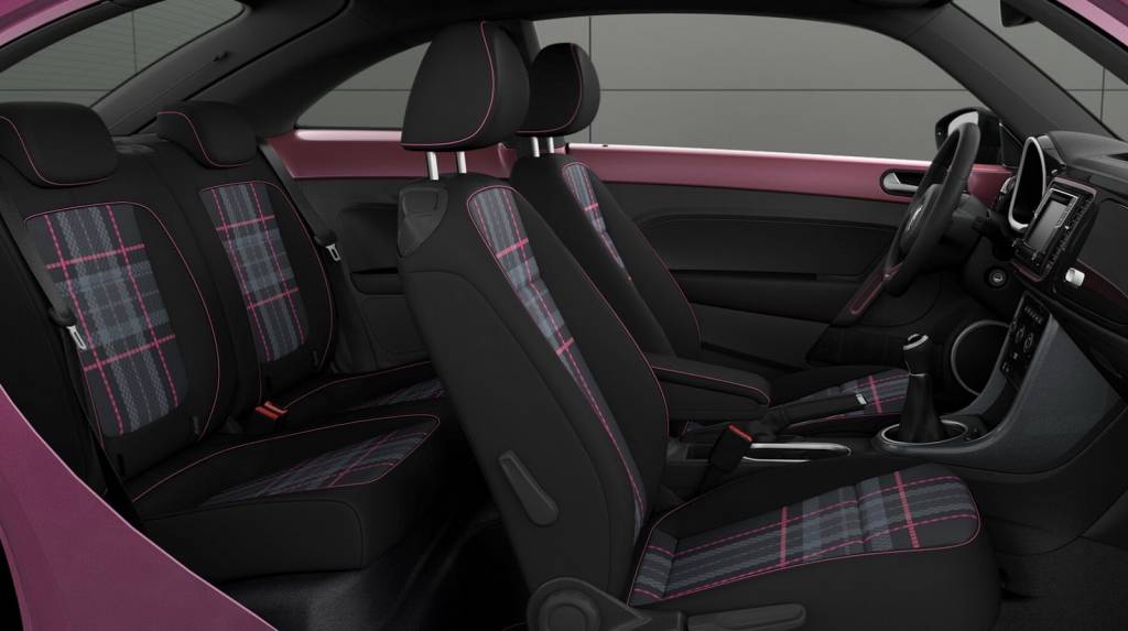 VW #PinkBeetle (interior)