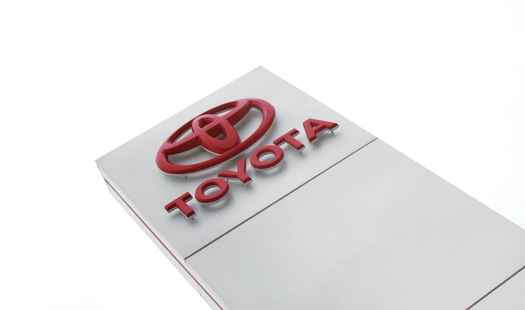 Imagem de uma concessionária Toyota