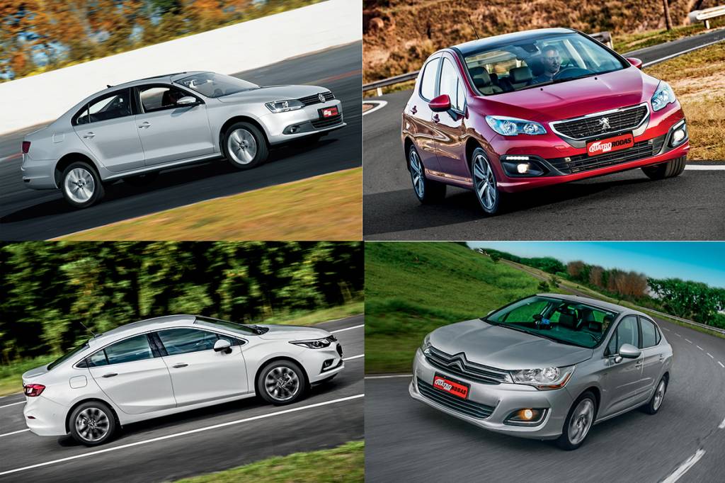 Jetta, Cruze, 308 e C4 Lounge Jetta, Cruze, 308 e C4 Lounge