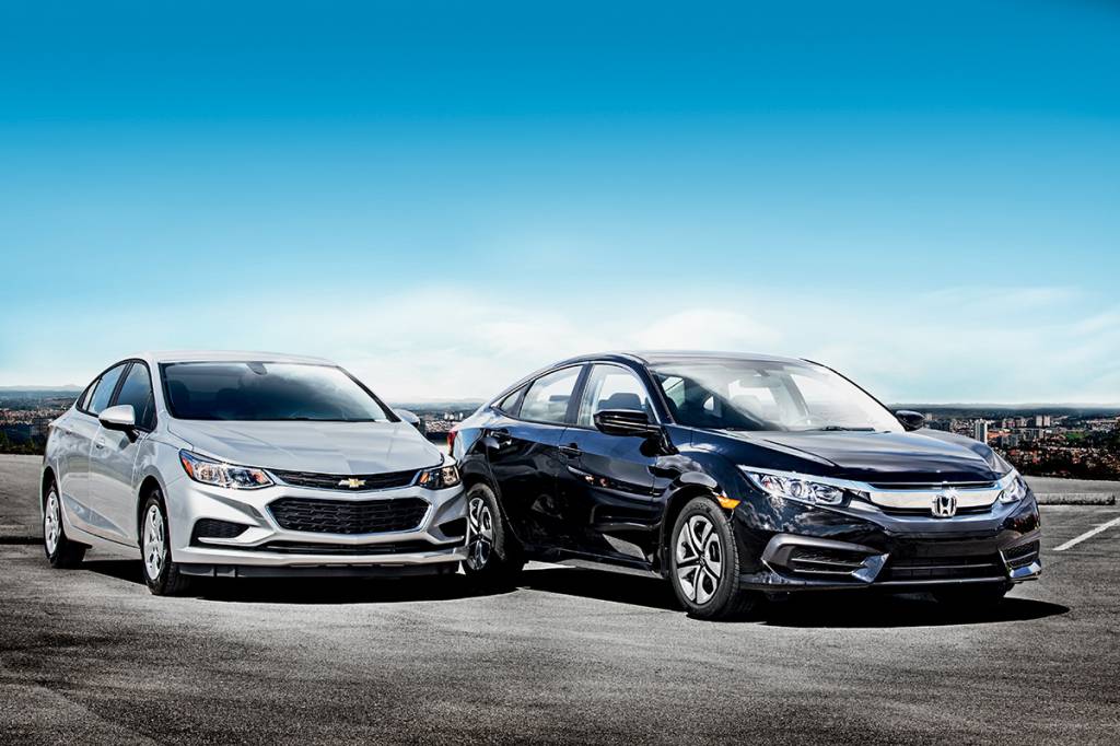 Chevrolet Cruze x Honda Civic