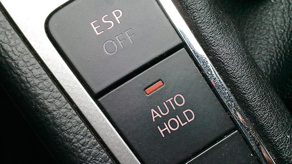 Botão de acionamento do recurso Auto Hold