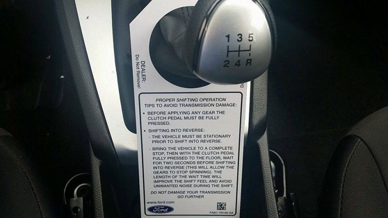 Instruções para câmbio manual Ford