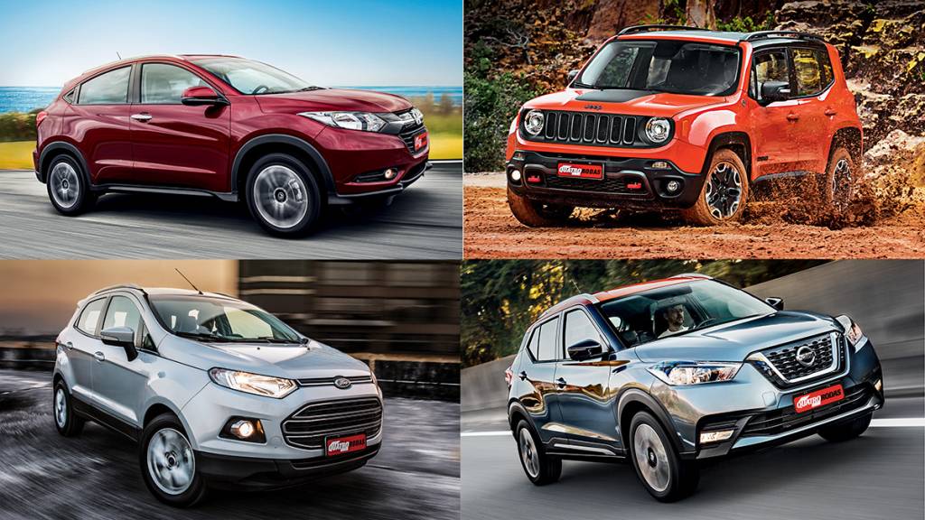 Ranking de testes: retomadas de SUVs compactos