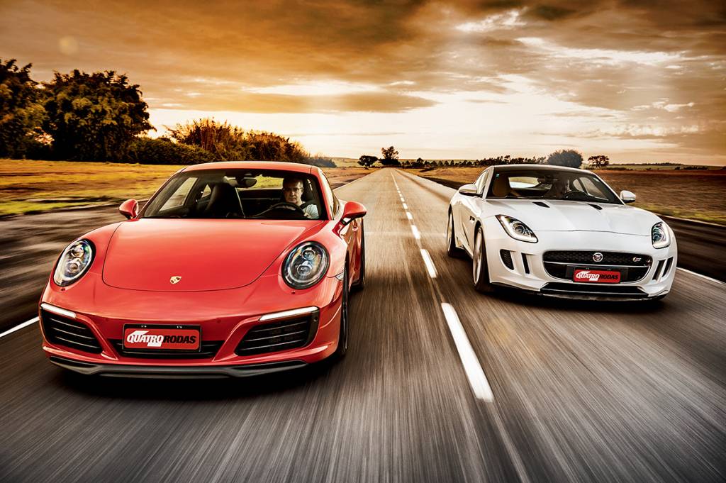 Porsche 911 Carrera S x Jaguar F-Type S