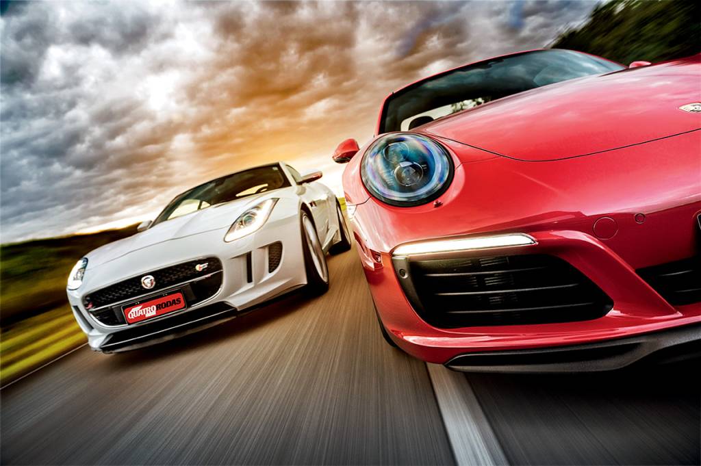 Porsche 911 Carrera S x Jaguar F-Type S