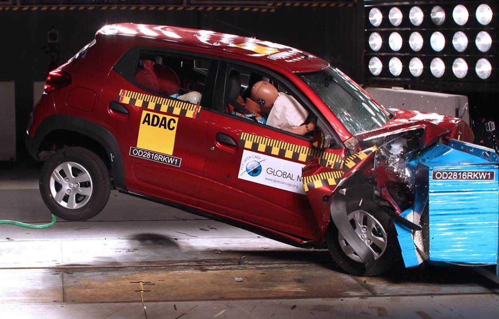 renault Kwid crash test do global ncap