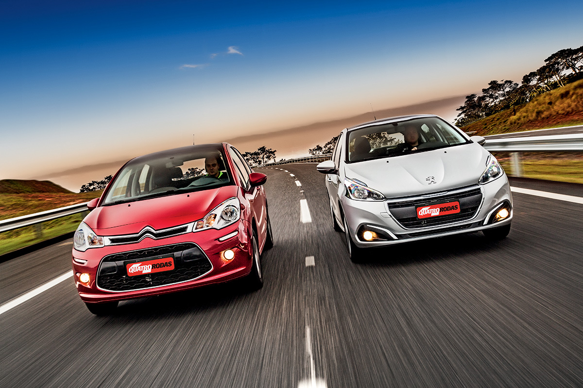 Peugeot 208 x Citroën C3: comparativo de motores 1.0