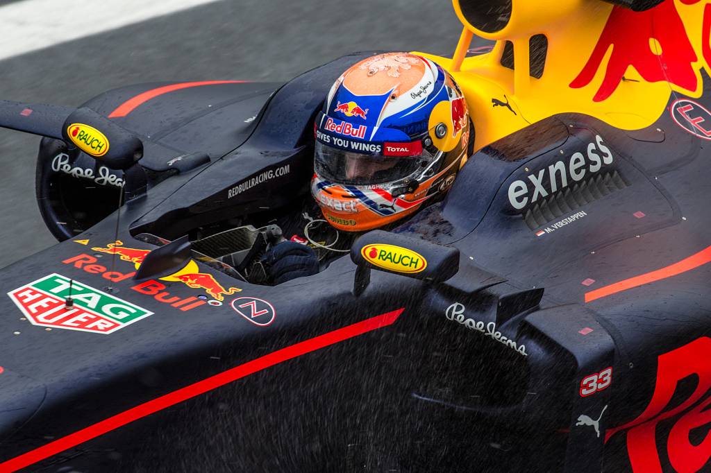 Max Verstappen no GP do Brasil de F-1 2016