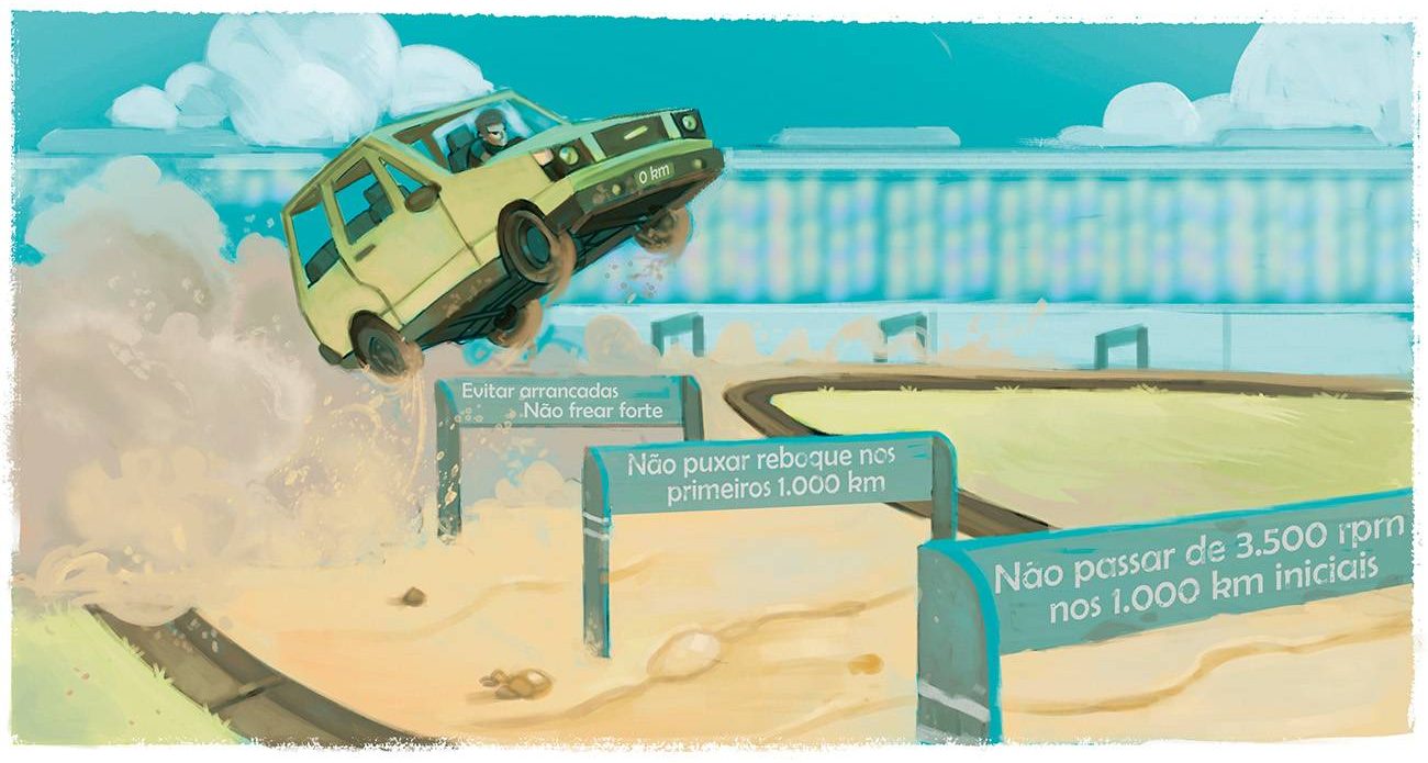 Amaciamento do motor Amaciamento do motor