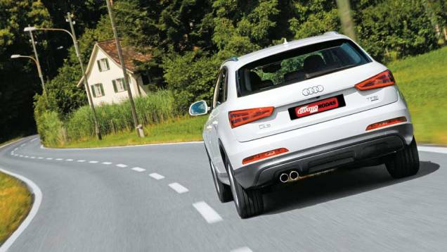 Por trás, ele é quase um clone do Audi A1 Por trás, ele é quase um clone do Audi A1