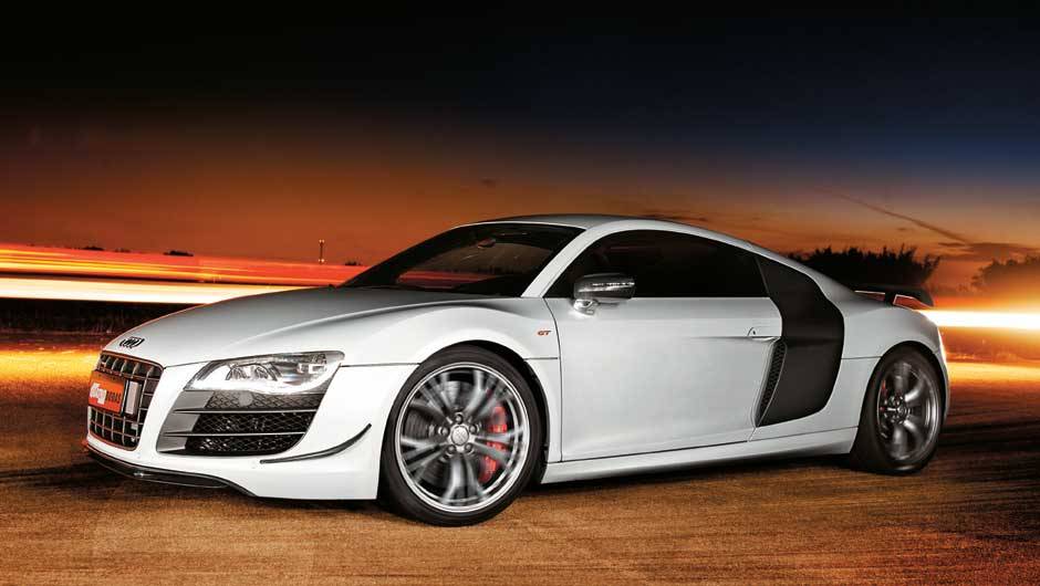 Os designers aperfei&ccedil;oaram a aerodin&acirc;mica da carroceria | <a href="https://quatrorodas.abril.com.br/carros/testes/aud-r8-gt-641441.shtml" rel="migration">Leia mais</a>