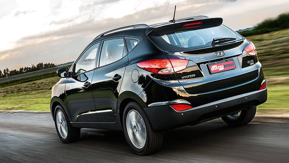 Lan&ccedil;ado em 2010, visual do coreano continua em dia | <a href="https://quatrorodas.abril.com.br/carros/comparativos/honda-cr-v-x-hyundai-ix35-744731.shtml" rel="migration">Leia mais</a>