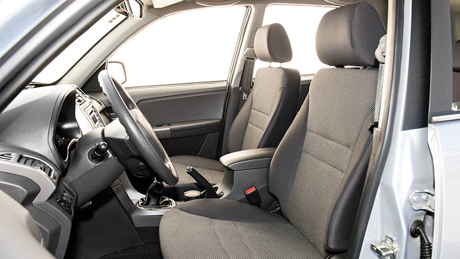 Acabamento &eacute; compar&aacute;vel com o de carros de entrada | <a href="https://quatrorodas.abril.com.br/carros/comparativos/lifan-x60-x-chery-tiggo-756386.shtml" rel="migration">Leia mais</a>