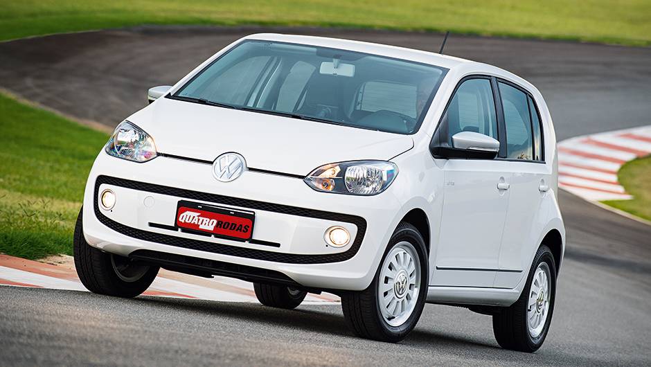 O design de linhas limpas tem boa aerodin&acirc;mica, com Cx de 0,36 | <a href="https://quatrorodas.abril.com.br/carros/testes/volkswagen-up-773936.shtml" rel="migration">Leia mais</a>