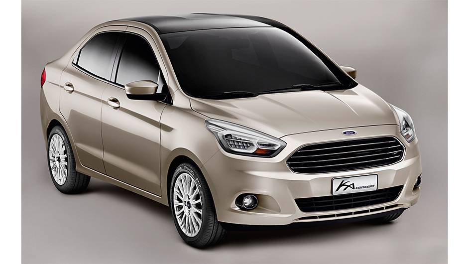 Vers&atilde;o sed&atilde;, mostrada como Ka Concept, vai se chamar Ka+ | <a href="https://quatrorodas.abril.com.br/reportagens/geral/vale-esperar-novo-ford-ka-790463.shtml" rel="migration">Leia mais</a>