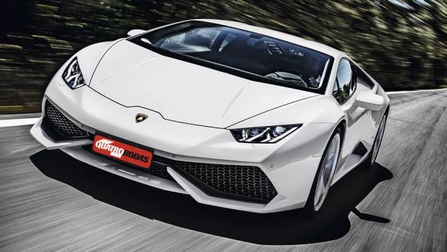 O sucessor do Gallardo ganhou faróis de leds | <a href="https://quatrorodas.abril.com.br/carros/impressoes/lamborghini-huracan-795058.shtml" rel="migration">Leia mais</a>