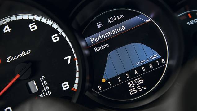 Visor exibe o torque do motor | <a href="https://quatrorodas.abril.com.br/carros/testes/porscshe-911-turbo-795081.shtml" rel="migration">Leia mais</a> Visor exibe o torque do motor | <a href="https://quatrorodas.abril.com.br/carros/testes/porscshe-911-turbo-795081.shtml" rel="migration">Leia mais</a>
